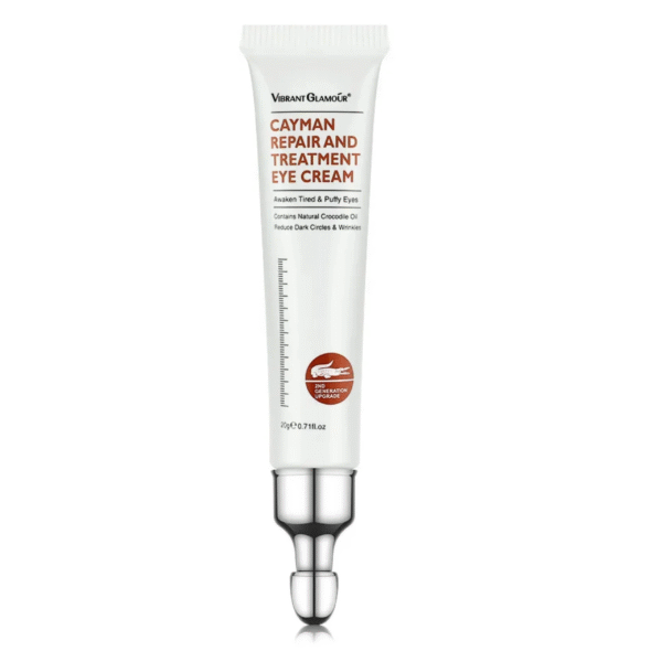 Serum pod oczy z esencją kajmana w białym opakowaniu 20ml