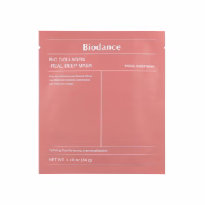 biodance bio collagen real deep mask hydrożelowa maska kolagenowa z korei efekty przed i po