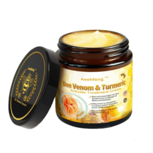 krem z jadem pszczelim na stawy kurkuma naturalny przeciwbólowy 60ml słoik